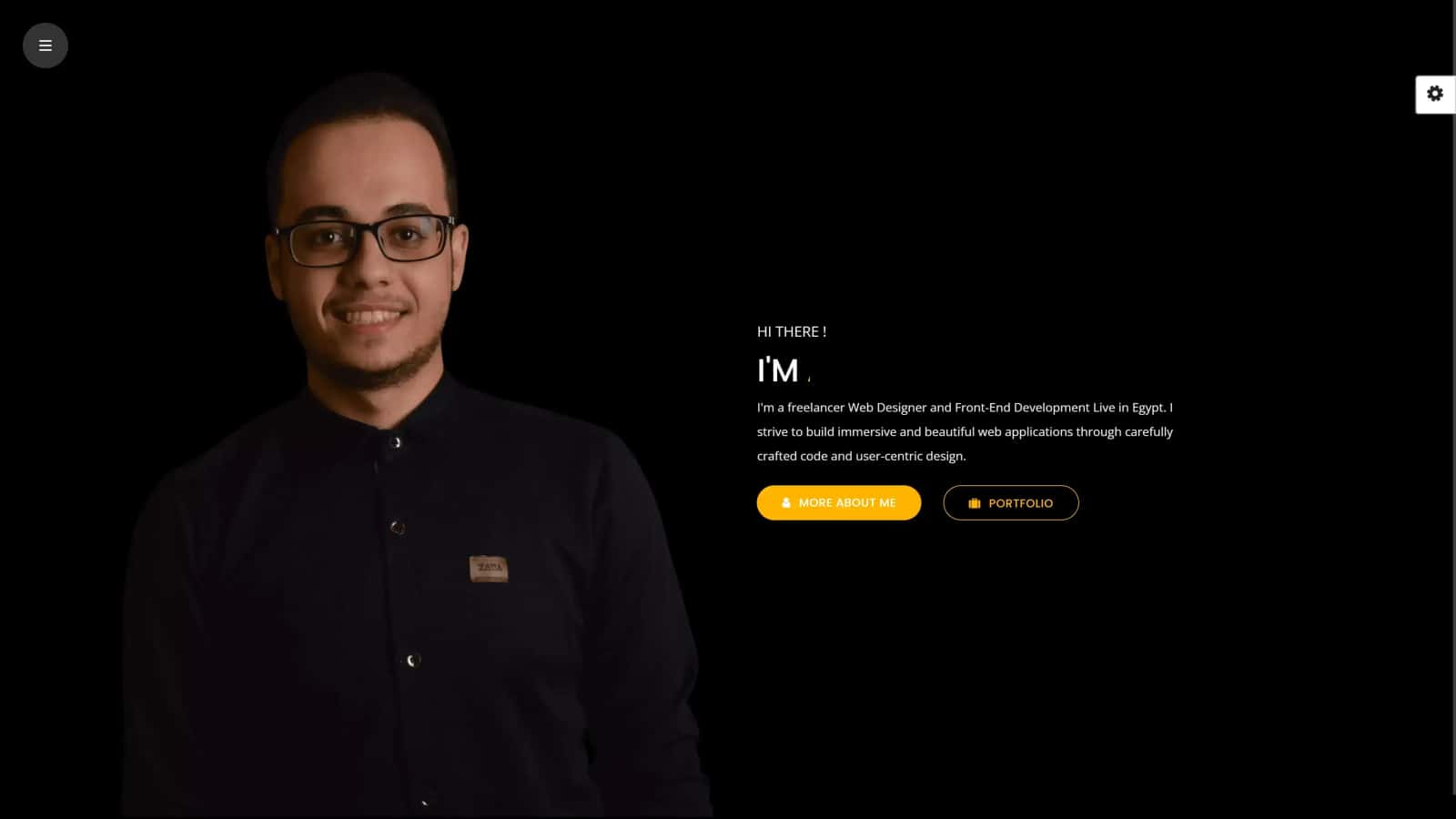 Previous Portfolio Website with JavaScript and jQuery - Ahmed Hamada