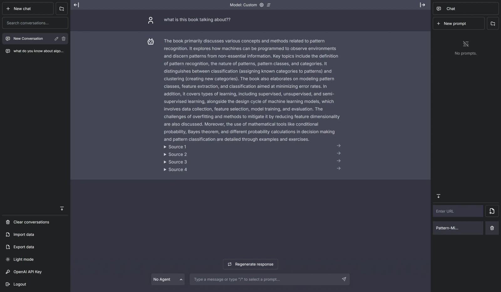 Audiofy custom AI configuration screen - Ahmed Hamada