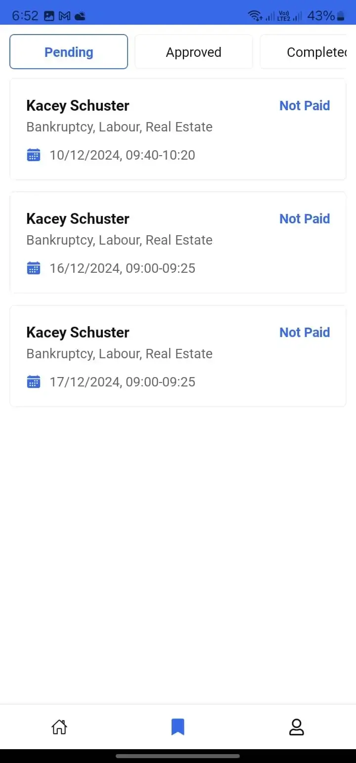Secure payment integration in Jadir app