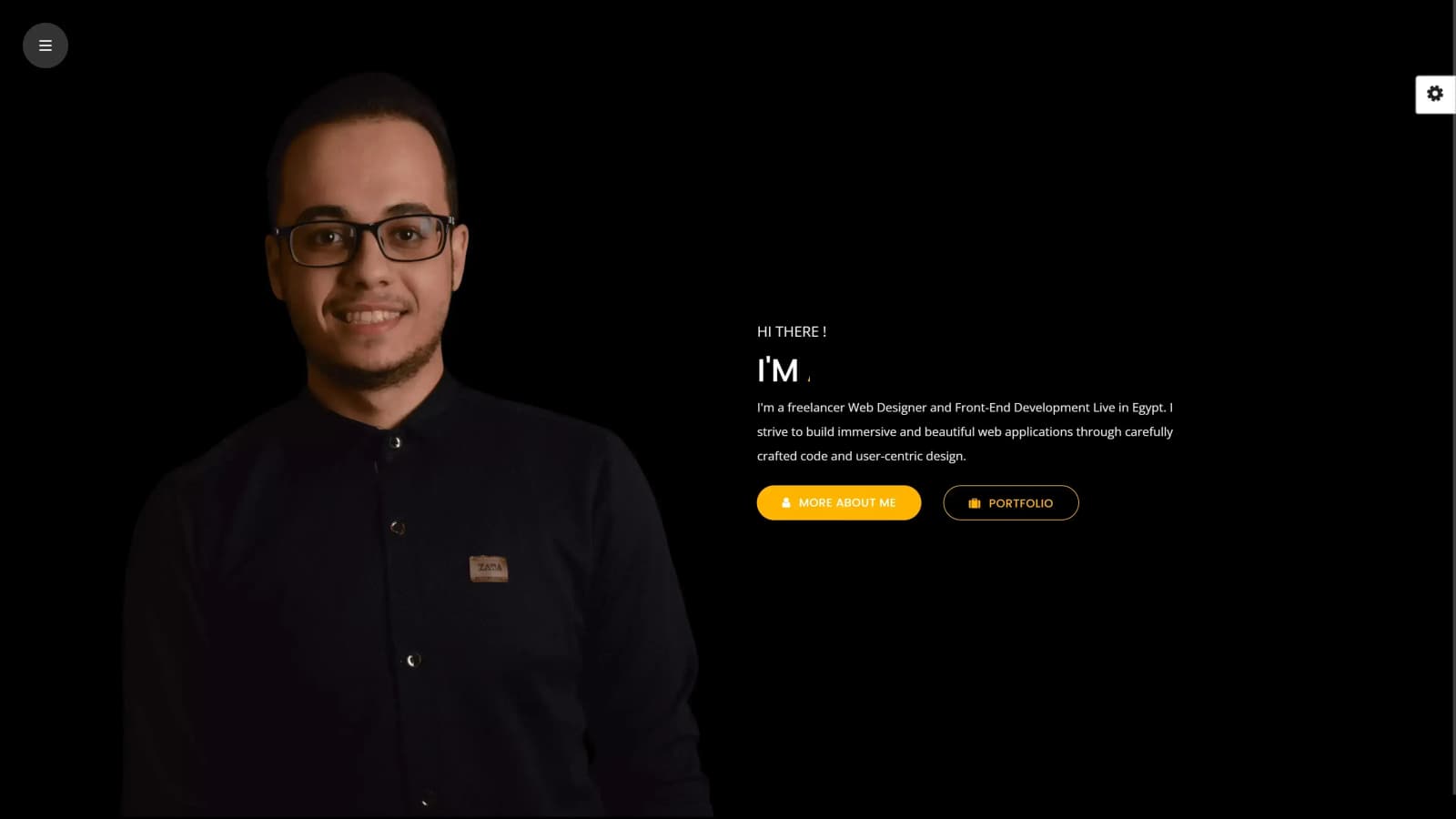 Previous Portfolio Website by Ahmed Hamada